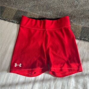 Under Armour Women's Vibrant Red Athletic Shorts